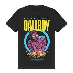 Electric Callboy Arrow of Love T-Shirt (DE/NL/SE/PL, Alphanumerisch, L, Regular, Regular, Black) von Amplified