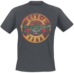 Guns N' Roses Amplified Collection - Neon Sign Männer T-Shirt Charcoal XL von Amplified