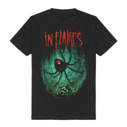 In Flames T-Shirt (L, Black Widow) von Amplified