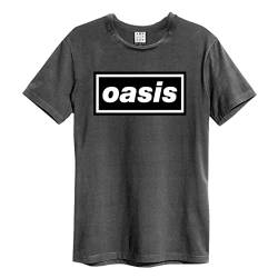 Oasis 'Logo' (Charcoal) T-Shirt - Amplified Clothing (xx-large) von Amplified