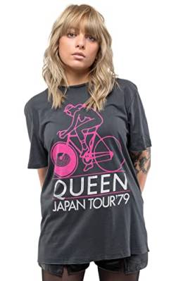 Queen Amplified Collection - Japan Tour 79 Männer T-Shirt Charcoal M von Amplified