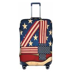 Amrole Gepäckabdeckung, Kofferabdeckung, Protektoren, Gepäckschutz, passend für 45,7 - 76,2 cm Gepäck, Baby-Igel, 4. Juli Patriotische Flagge, S von Amrole