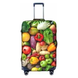 Amrole Gepäckabdeckung, Kofferabdeckung, Protektoren, Gepäckschutz, passend für 45,7 - 76,2 cm Gepäck, Giraffe (3), Frisches Obst und Gemüse, L von Amrole