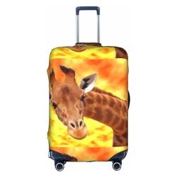 Amrole Gepäckabdeckung, Kofferabdeckung, Protektoren, Gepäckschutz, passend für 45,7 - 76,2 cm Gepäck, Giraffe (3), Giraffe (3), M von Amrole