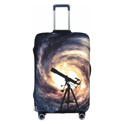 Amrole Gepäckabdeckung, Kofferabdeckung, Protektoren, Gepäckschutz, passend für 45,7 - 76,2 cm Gepäckraum, Galaxie mit Teleskop, Weltraum-Galaxie mit Teleskop, XL von Amrole