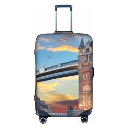 Gepäckabdeckung, Kofferabdeckung, Protektoren, Gepäckschutz, passend für 45,7 - 76,2 cm große Gepäck, Waldtiere, Tower Bridge in London, S von Amrole