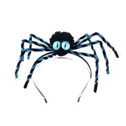 Amsixo Gruseliges Halloween-Araneid-Stirnband, handgefertigt, Araneid-Haarreifen, Spiderling-Kopfbedeckung, Geburtstag, Cosplay, Kopfschmuck, Kostüm, Halloween, Haarschmuck, Stirnband von Amsixo