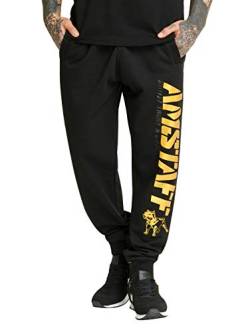 Amstaff Logo 2.0 Sweatpants - schwarz/Gold (S) von Amstaff