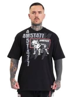 Amstaff Tiko T-Shirt Herren Shirt schwarz, M von Amstaff