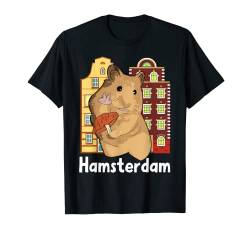 Lustiger Amsterdam Hamsterdam Pilz Hamster Holland T-Shirt von Amsterdam Souvenirs Store