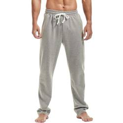Amy Coulee Jogginghose Herren Baumwolle Sporthose (Grau, 2XL) von Amy Coulee
