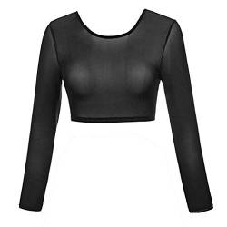 AmyGline Beide Seiten tragen Schiere Nahtlose Arm Shaper Top Mesh Shirt Blusen Figurformende Unterwäsche Oben von AmyGline