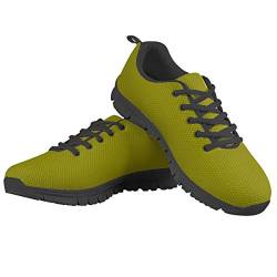 Amzbeauty Damen Casual Walking Sneakers Outdoor Sport Fitness und Joggen rutschfeste leichte Schuhe 2-8UK, Grün - Grün 1 - Größe: 40.5 EU von Amzbeauty
