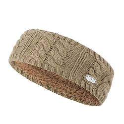 AnJuHoPa Frauen Stirnband Gestrickter Ohrwärmer für Frauen Teenager Winter Stirnband Khaki (wärmer und verdickt) von AnJuHoPa