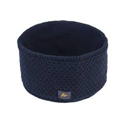 AnJuHoPa Stirnband Kopfband Ohrenschutz Harrband mit soft fleece für Damen und Herren Navy von AnJuHoPa