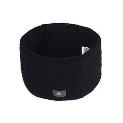 AnJuHoPa Stirnband Kopfband Ohrenschutz Harrband mit soft fleece für Damen und Herren black von AnJuHoPa