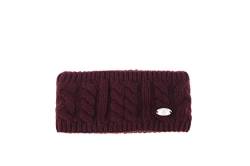 AnJuHoPa strick Stirnband cabel Knit Kopfband Ohrenschutz Haarband mit Fleecefutter Burgundy von AnJuHoPa