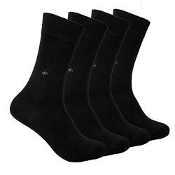 anatolian Kleidersocken, natürlich, bequem, weich, klassisch – hergestellt in der Türkei, für Herren, Damen, Kleid oder Freizeitschuhe, Schwarz, Einheitsgr��e von Anatolian