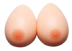 Anawakia Silikon Brüste Brustprothese, Brust Künstlich Fake Brüste, künstliche Brüste Brust für Männer Frauen Falsche Brüste Cosplay (Hautfarbe, Cup D) von Anawakia