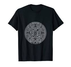 Azteken, Mexiko, Kalender, Maya, Symbol, Tribal T-Shirt von Ancient Wisdom