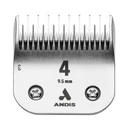 Andis 72625 UltraEdge Schermesser für Hunde, Karbonstahl, Größe 4, Skip-Zahn, 3/8 Zoll Schnittlänge von Andis