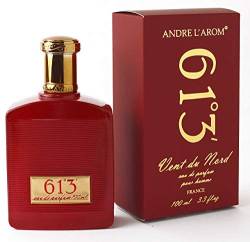 VENT DU NORD 61°3' Parfüm für herren | 8-12 stunden langanhaltend | Frankreich | für mann | 100 ml | duft frisch fougere von Andre L'Arom