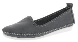 Andrea Conti 0027449 Damen Slipper Ballerinas Mokassins, Größe:37 EU, Farbe:Blau von Andrea Conti