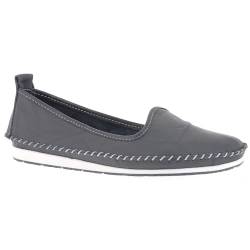 Andrea Conti 0027449 Damen Slipper Ballerinas Mokassins, Größe:40 EU, Farbe:Blau von Andrea Conti