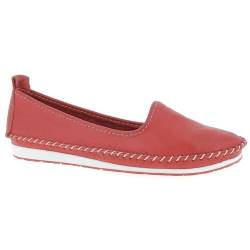 Andrea Conti 0027449 Damen Slipper Ballerinas Mokassins, Größe:42 EU, Farbe:Rot von Andrea Conti