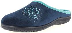 Andrea Conti Damen 1156801 Pantoffeln, Blau (D.Blau 017), 40 EU von Andrea Conti