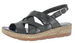 Andrea Conti Damen Sandalette Sandale mit Absatz, schwarz, 41 EU von Andrea Conti