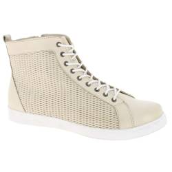 Andrea Conti Damen Schnürer Sneaker, Creme/weiß, 37 EU von Andrea Conti