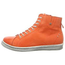 Andrea Conti Damen Schnürer Sneaker, Papaya, 40 EU von Andrea Conti