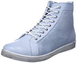 Andrea Conti Damen Schnürer Sneaker, Pastellblau, 40 EU von Andrea Conti