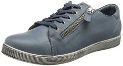 Andrea Conti Damen Schnürschuhe Halbschuhe 0347893, Größe:38 EU, Farbe:Blau von Andrea Conti