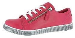 Andrea Conti Damen Schnürschuhe Halbschuhe 0347893, Größe:39 EU, Farbe:Pink von Andrea Conti