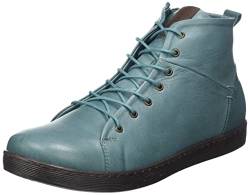 Andrea Conti Damen Sneaker, Petrol/Mokka, 35 EU von Andrea Conti