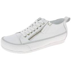 Andrea Conti Damen Sneaker, weiß, 36 EU von Andrea Conti