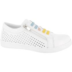 Andrea Conti Damen Sneaker, weiß/Pastell/Multi, 38 EU von Andrea Conti