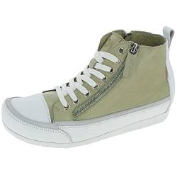 Andrea Conti Damen Stiefelette High Top Sneaker Leder cool und bequem 0345910, Größe:37 EU, Farbe:Mehrfarbig von Andrea Conti