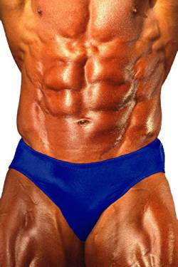 Andreas Cahling Bodybuilding Physique Classic Posieren Badehose - Blau - X-Small von Andreas Cahling