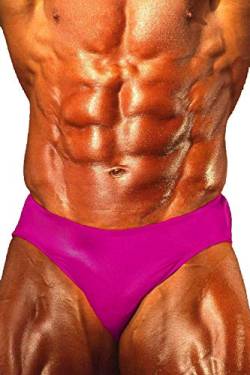 Andreas Cahling Bodybuilding Physique Classic Posieren Badehose - Violett - X-Small von Andreas Cahling