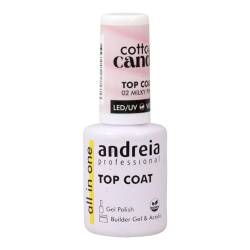 Andreia Cotton Candy Top Coat Nr. 02 Milky Pink Nagellack 10,5 ml von Andreia