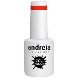 Andreia Professional Semi-Permanenter Nagelgel-Lack für UV/LED-Lampe - Intensiver Glanz und 4 Wochen haltbare Maniküre Nagelgel-Lackierung - Farbe 293 Koralle - Rosa und Roten Neonen - 10.5 ml von Andreia