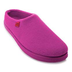 Andrés Machado - Hausschuhe für Damen für Herbst – Unisex Slipper für drinnen und draußen - AM001 – Pantoffeln aus Filz mit Rutschfester Gummisohle – Pink, EU 39 von Andrés Machado