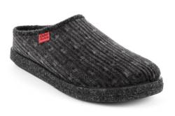 Andrés Machado - Hausschuhe für für Herren für Frühling – Unisex Slipper für drinnen und draußen - AM001 – Pantoffeln aus Filz mit Rutschfester Gummisohle – Kord Grau, EU 48 von Andrés Machado