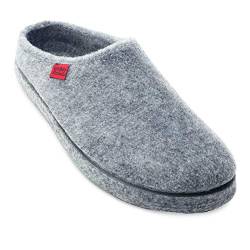 Andres Machado Unisex Hausschuhe für Damen und Herren für Sommer und Winter - Slipper/Pantoffeln - AM001, Grau, 40 EU von Andrés Machado