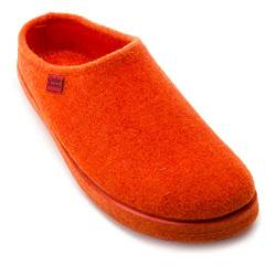 Andres Machado Unisex Hausschuhe für Damen und Herren für Sommer und Winter - Slipper/Pantoffeln - AM001, Orange, 46 EU von Andrés Machado