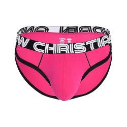 Andrew Christian - Männer Unterwäsche - Herren Slip - Show-IT® Retro Pop Mesh Brief Fuchsia - Rosa - 1 x Größe XL von Andrew Christian