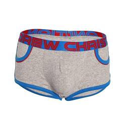 Andrew Christian Show-IT® Retro Pop Pocket Boxer Heather Grey - Größe L von Andrew Christian